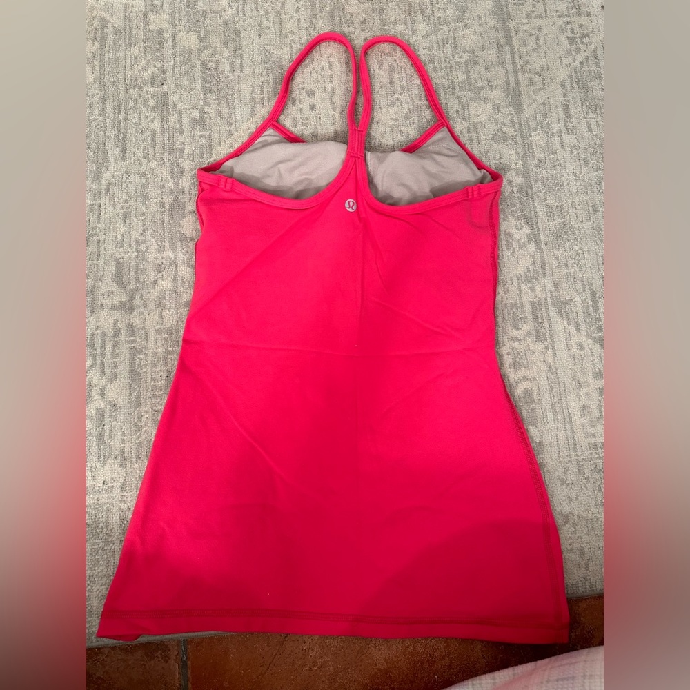 Lululemon Hot pink tank Size 6
